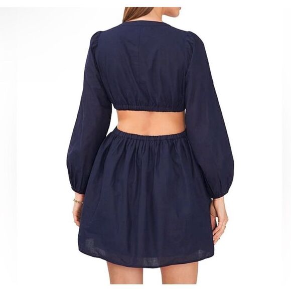 Chelsea & Violet Cut Out Dress Navy NEW - Picture 2 of 8